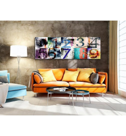 Canvas Print - Colourful Numbers