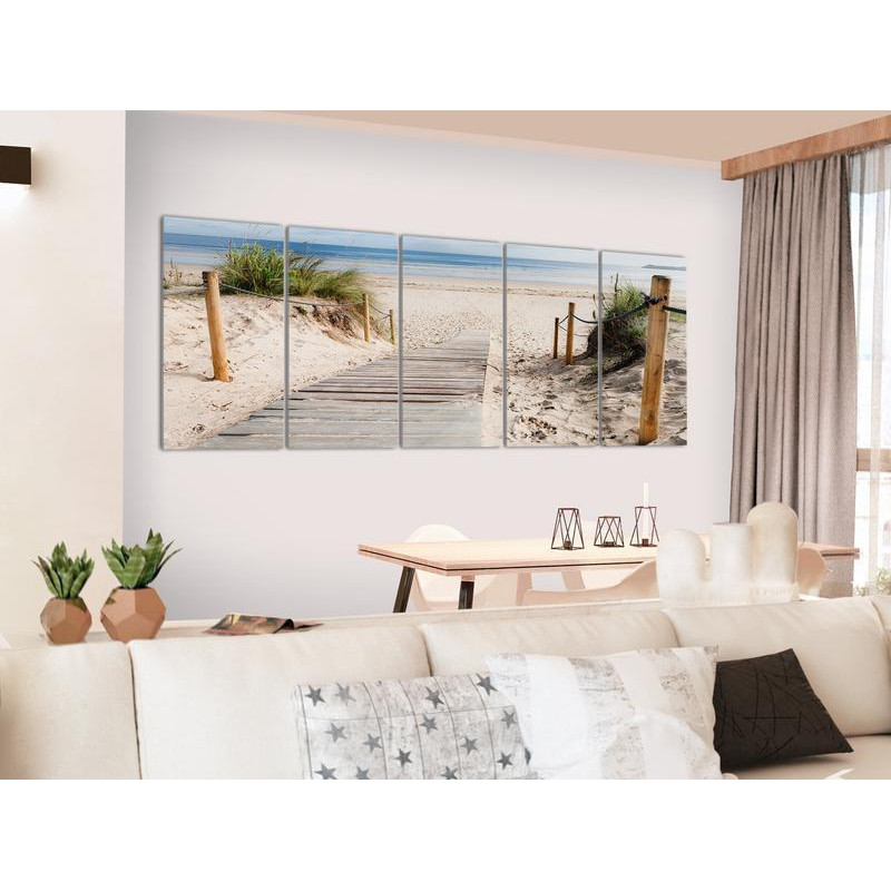 92,90 € Canvas Print - Beach After Rain