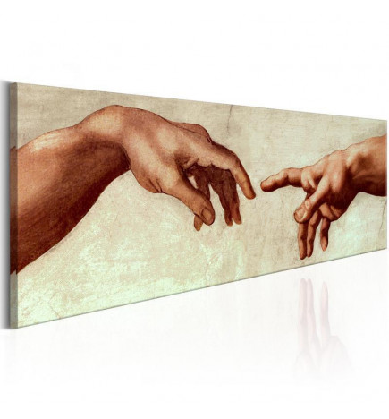Schilderij - Gods Finger