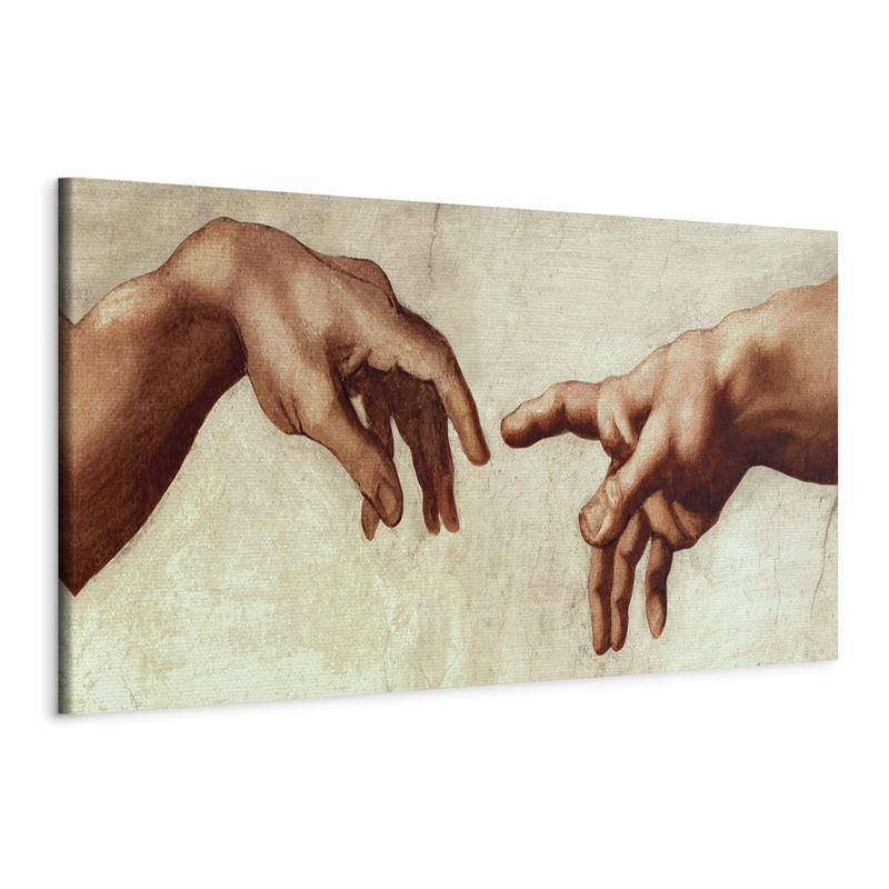 82,90 € Leinwandbild - Gods Finger