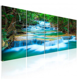 92,90 € Schilderij - Sapphire Waterfalls I