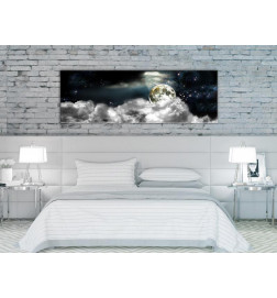 Schilderij - Moon in the Clouds