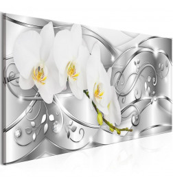 82,90 € Schilderij - Flowering (1 Part) Narrow Silver