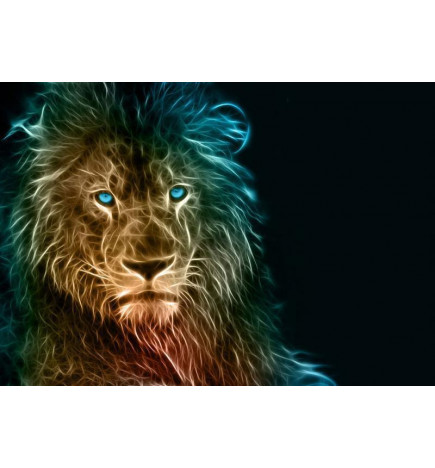 Fotobehang - Abstract lion