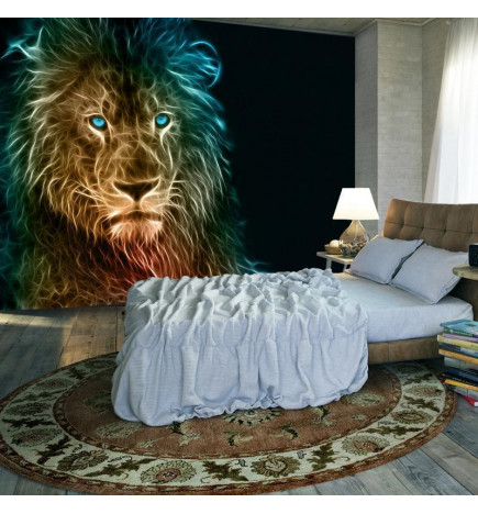 Fotobehang - Abstract lion