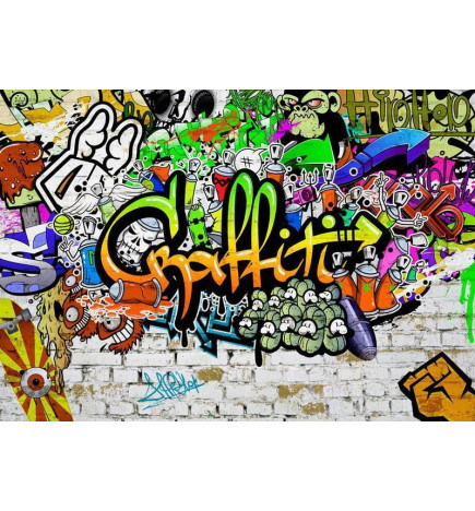 Fototapete - Graffiti on the Wall