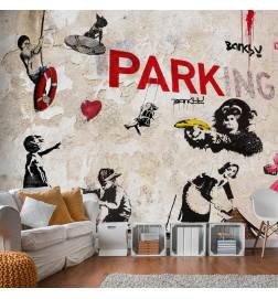 Wallpaper - [Banksy] Graffiti Collage Size 100x70