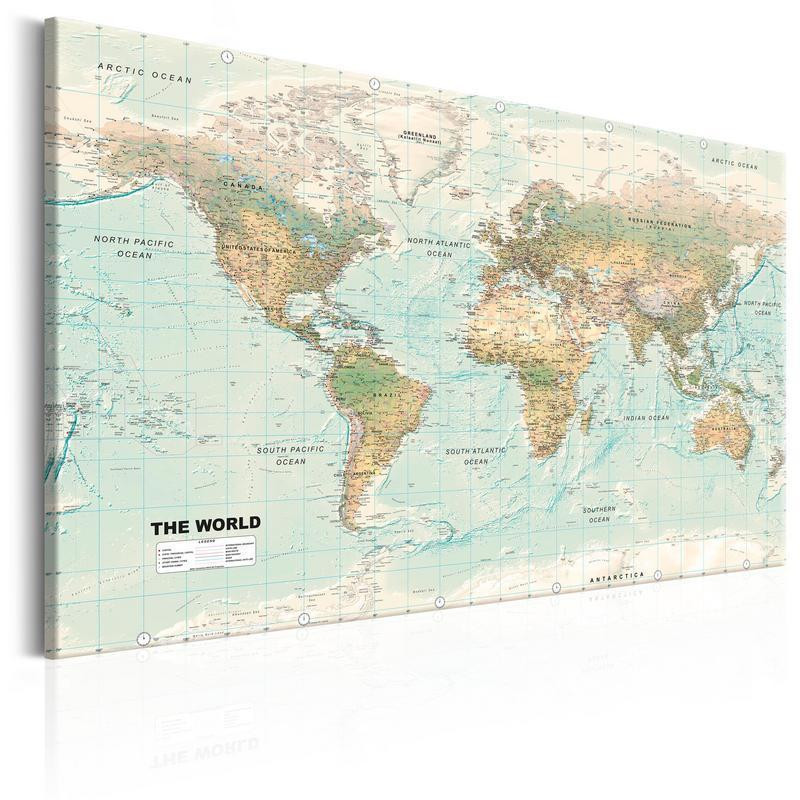 31,90 €Quadro - World Map: Beautiful World