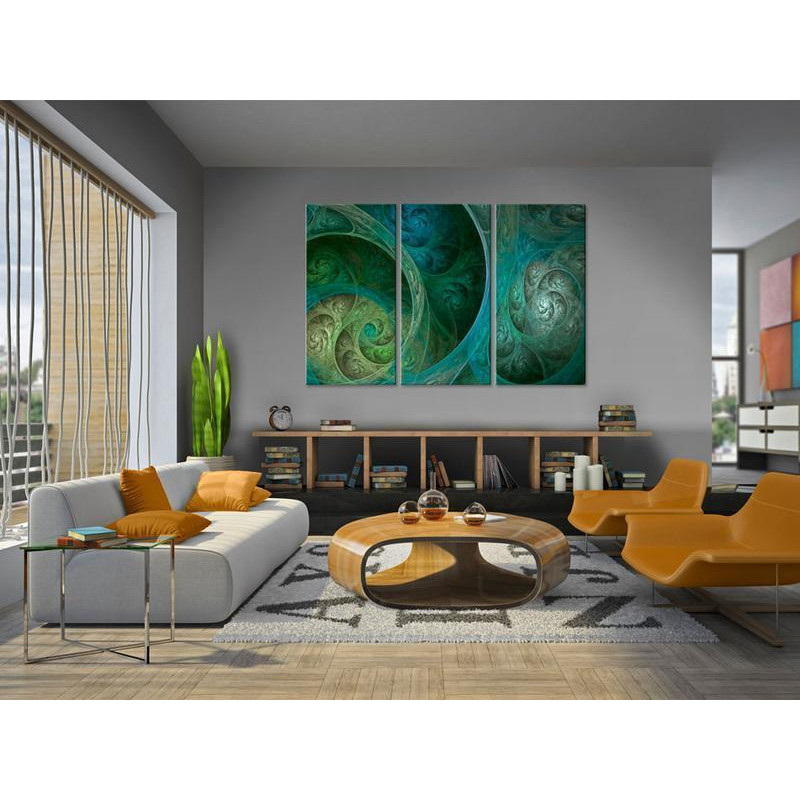 61,90 € Canvas Print - Turquoise oriental inspiration