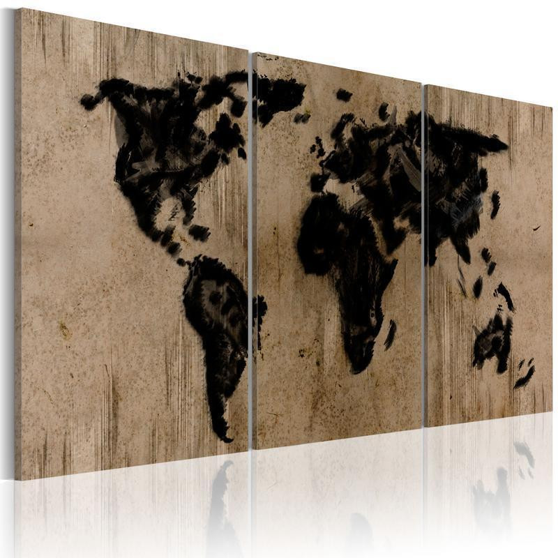61,90 € Tablou - Inky map of the World