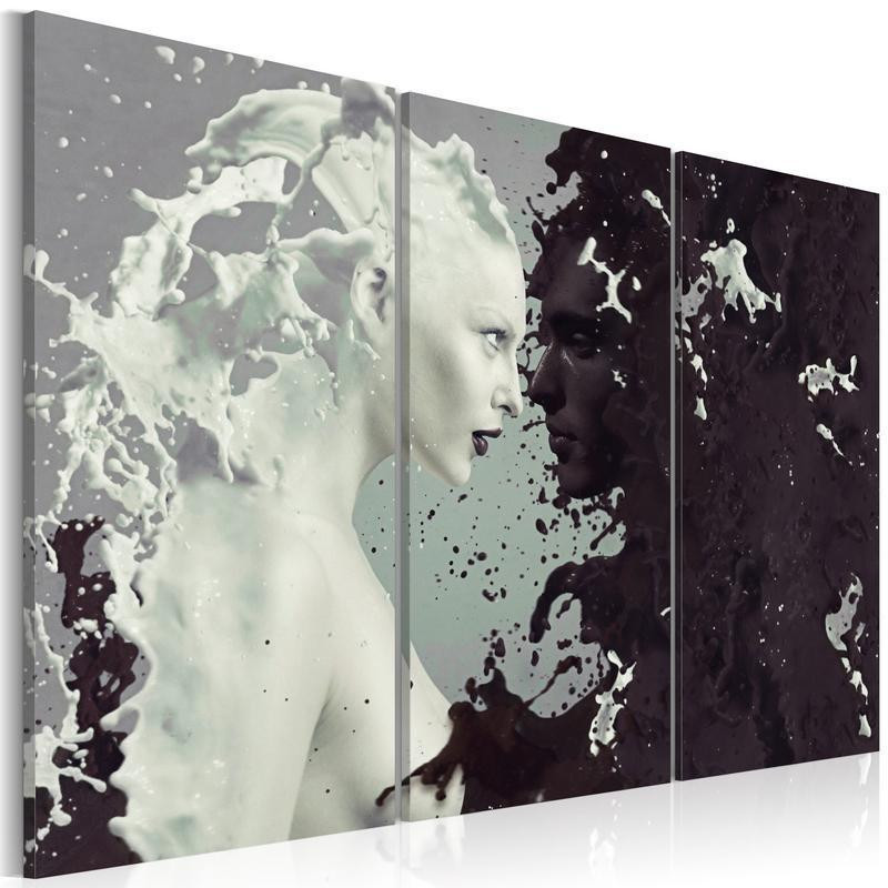 61,90 € Cuadro - Black or white? - triptych