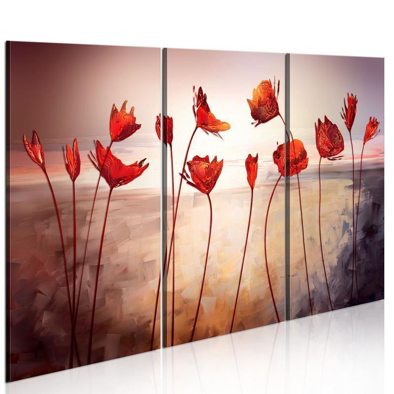 61,90 € Schilderij - Bright red poppies