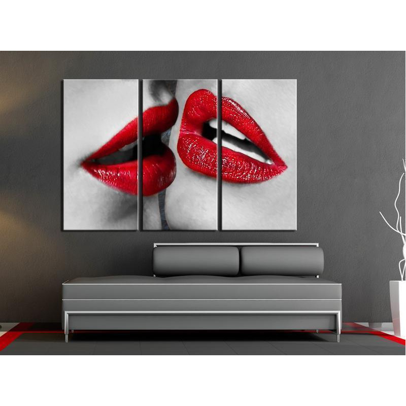 61,90 € Canvas Print - Hot lips