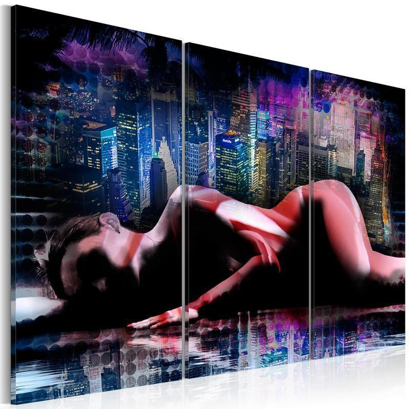 61,90 € Schilderij - Intimacy in the big city