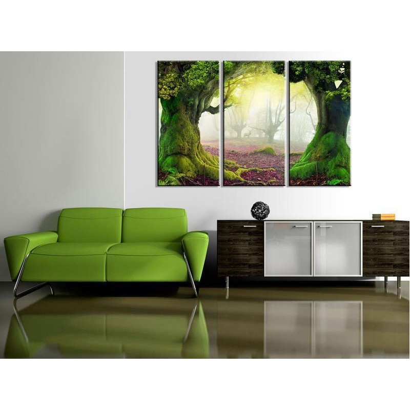 61,90 € Canvas Print - Mysterious forest - triptych