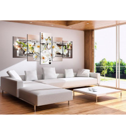 70,90 € Cuadro - White abstract orchid