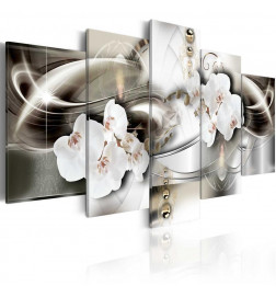 Quadro - Orchids among the waves of gold