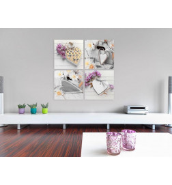 56,90 € Taulu - Hearts and flowers