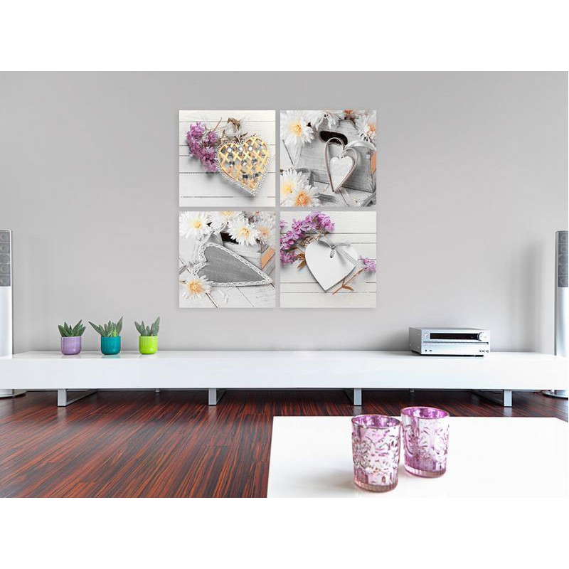 56,90 €Tableau - Hearts and flowers