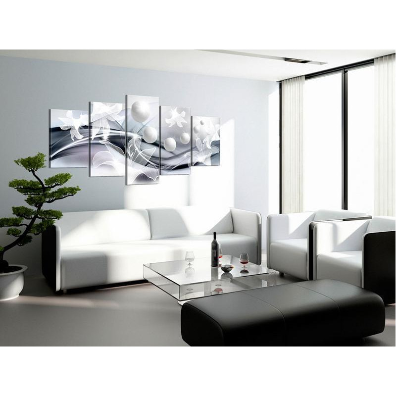 70,90 € Canvas Print - Pearls and Lilies