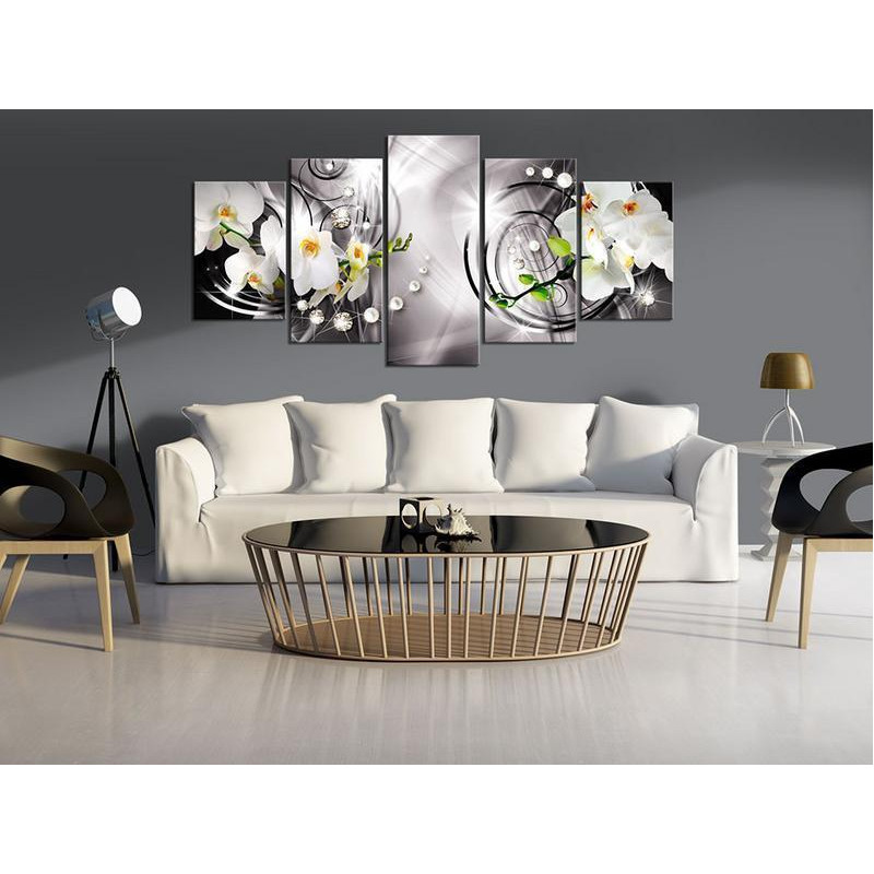 70,90 € Canvas Print - Orchid pearls and diamonds