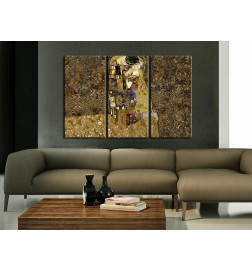 61,90 € Schilderij - Klimt inspiration - Kiss