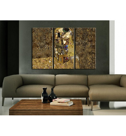 61,90 € Canvas Print - Klimt inspiration - Kiss