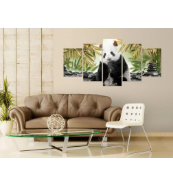 Schilderij - Cute Panda Bear