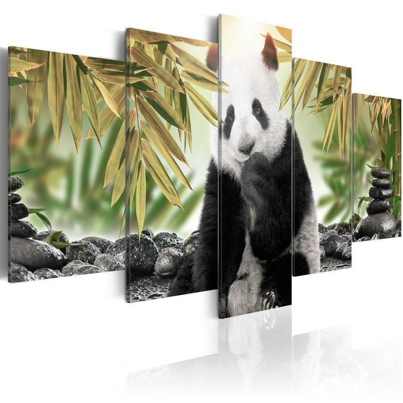 70,90 € Canvas Print - Cute Panda Bear