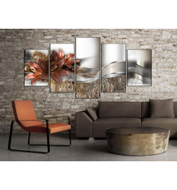 70,90 € Canvas Print - Lily Marsala and Abstraction