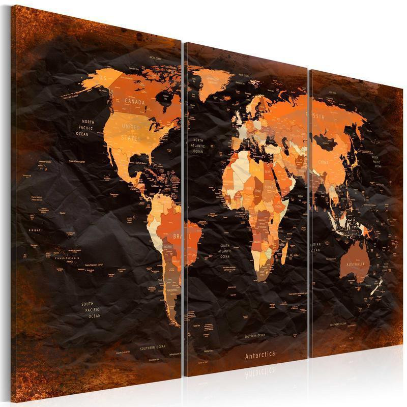 61,90 € Canvas Print - Remarkable Map