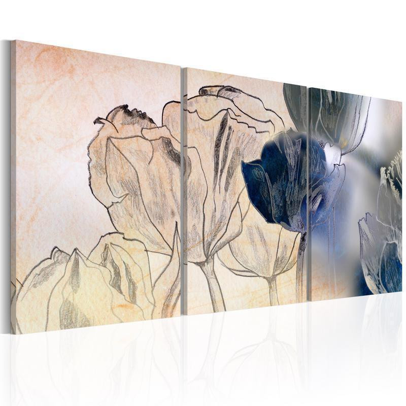 61,90 € Canvas Print - Sketch of Tulips