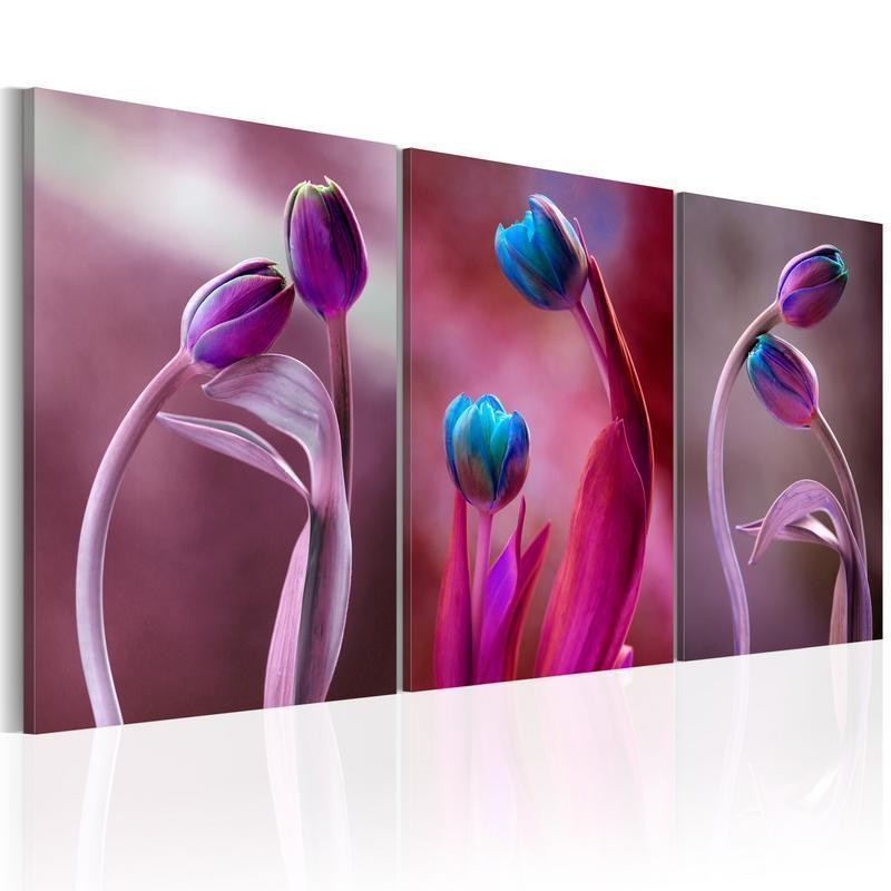 61,90 € Canvas Print - Tulips in Love