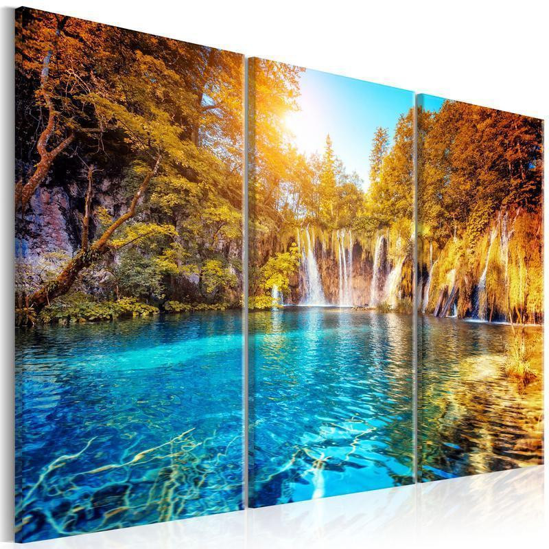 61,90 € Paveikslas - Waterfalls of Sunny Forest