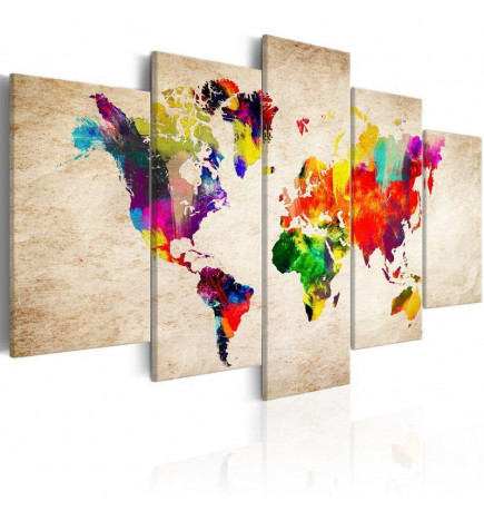 70,90 €Tableau - World Map: Abstract Fantasy