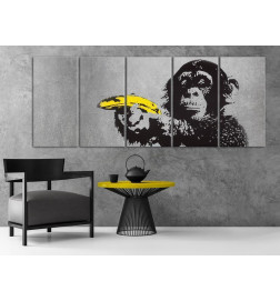 Schilderij - Monkey and Banana