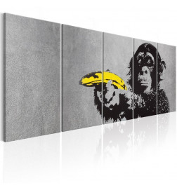 Schilderij - Monkey and Banana