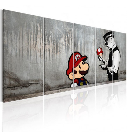 Tablou - Mario Bros on Concrete