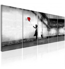 92,90 € Leinwandbild - Banksy: Runaway Balloon