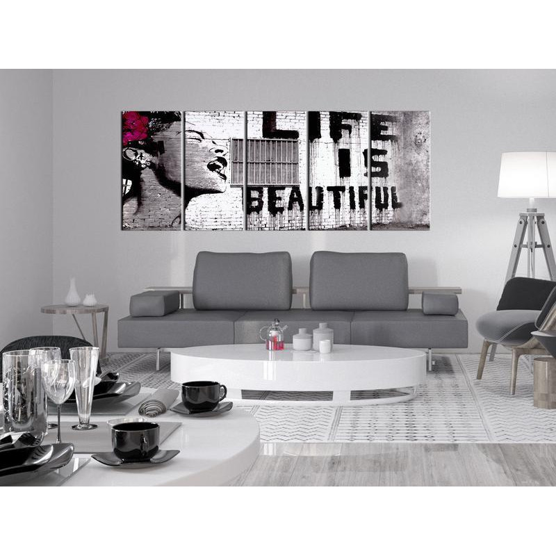 92,90 € Cuadro - Banksy: Life is Beautiful