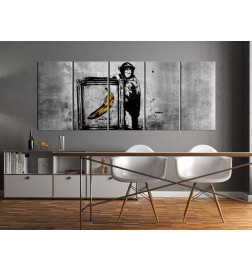 92,90 € Schilderij - Banksy: Monkey with Frame