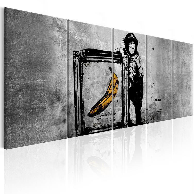92,90 € Seinapilt - Banksy: Monkey with Frame