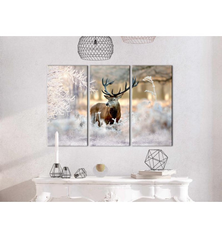 61,90 € Canvas Print - Deer in the Cold I