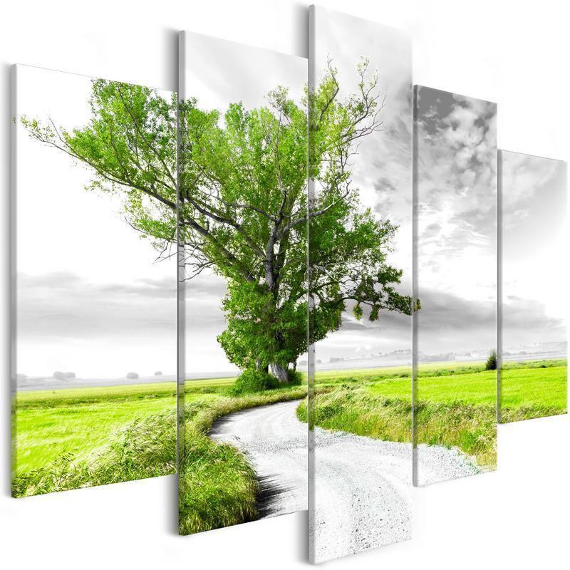 92,90 €Tableau - Lone Tree (5 Parts) Green