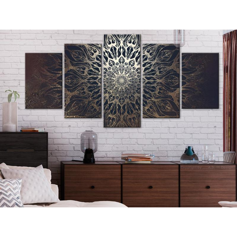 70,90 €Quadro - Hypnosis (5 Parts) Brown Wide
