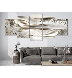 70,90 € Canvas Print - Underwater Harp (5 Parts) Wide Brown