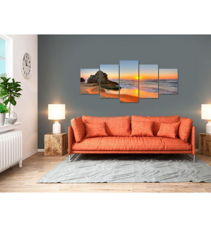 92,90 € Canvas Print - New Day (5 Parts) Wide