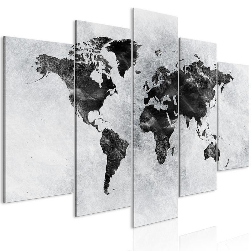 70,90 € Canvas Print - Concrete World (5 Parts) Wide