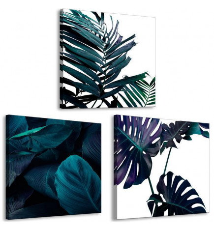 82,90 € Canvas Print - Turquoise Nature (3 Parts)