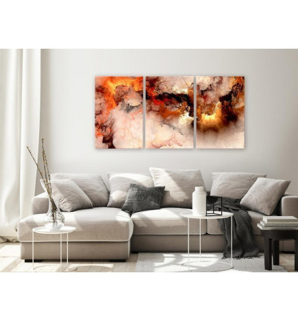 Canvas Print - Volcanic Abstraction (3 Parts)